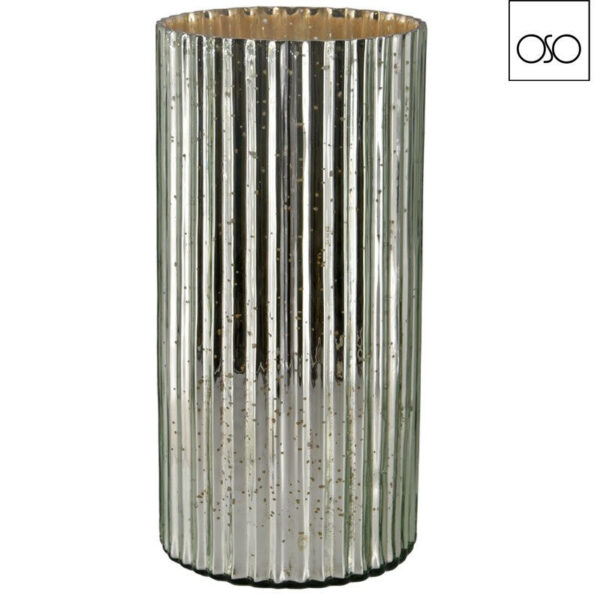 Vaso Tinsle grande argento d18,50 x 39h