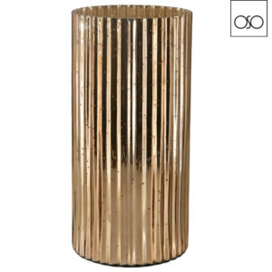 Vaso vetro tinslegrande vetro oro 18,50x39h