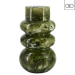 Vaso marmo vetro verde d23x26h