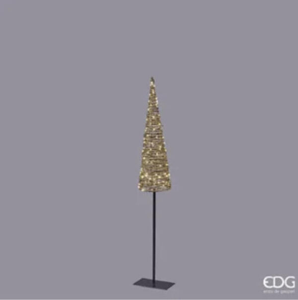 Albero led natural con base 150 microled H 110 cm
