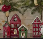 Decoro casetta led mis.10x9x21H