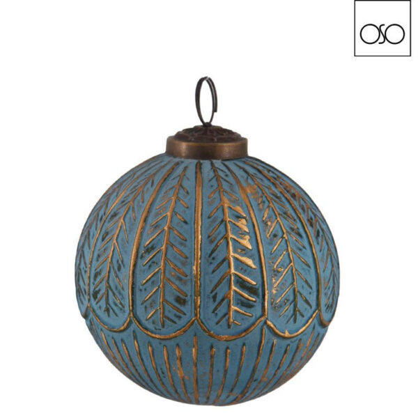 Sfera da appendere Ruks vetro verde acqua piccola diametro 10 cm