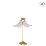 Candelabro fly away piccolo metallo oro 38x11x46H